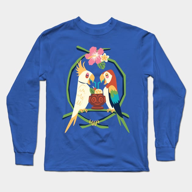 Tropical Hideaway Long Sleeve T-Shirt by SarahLouiseNicholson